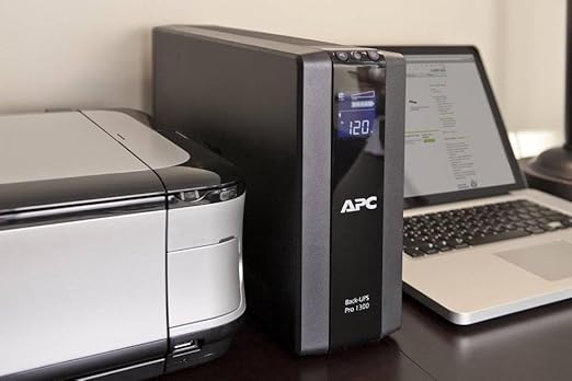 APC Back-UPS Pro BR1000G-IN, 1000VA / 600W, 230V UPS System, High-Performance Premium Power Backup & Protection for Home Office, Desktop PC, Gaming Console & Home Electronics